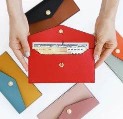 Edge Vegan Leather Slim Pouch