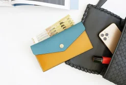 Edge Vegan Leather Slim Pouch