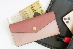 Edge Vegan Leather Slim Pouch