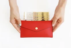 Edge Vegan Leather Slim Pouch
