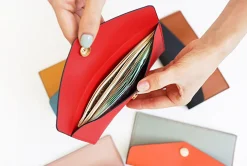 Edge Vegan Leather Slim Pouch