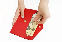 Edge Vegan Leather Slim Pouch
