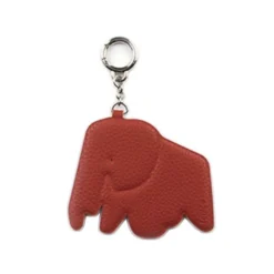 Elephant Vegan Leather Key Ring