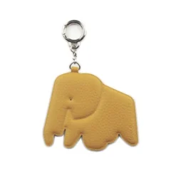 Elephant Vegan Leather Key Ring