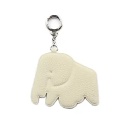 Elephant Vegan Leather Key Ring