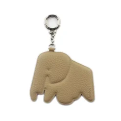 Elephant Vegan Leather Key Ring