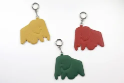 Elephant Vegan Leather Key Ring