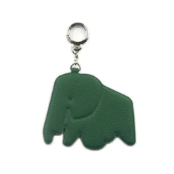Elephant Vegan Leather Key Ring