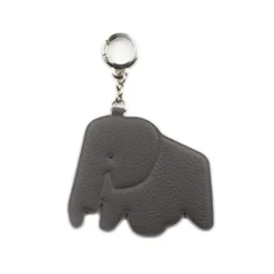Elephant Vegan Leather Key Ring