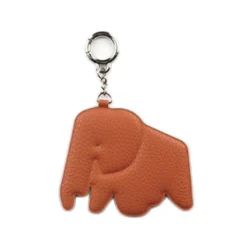 Elephant Vegan Leather Key Ring