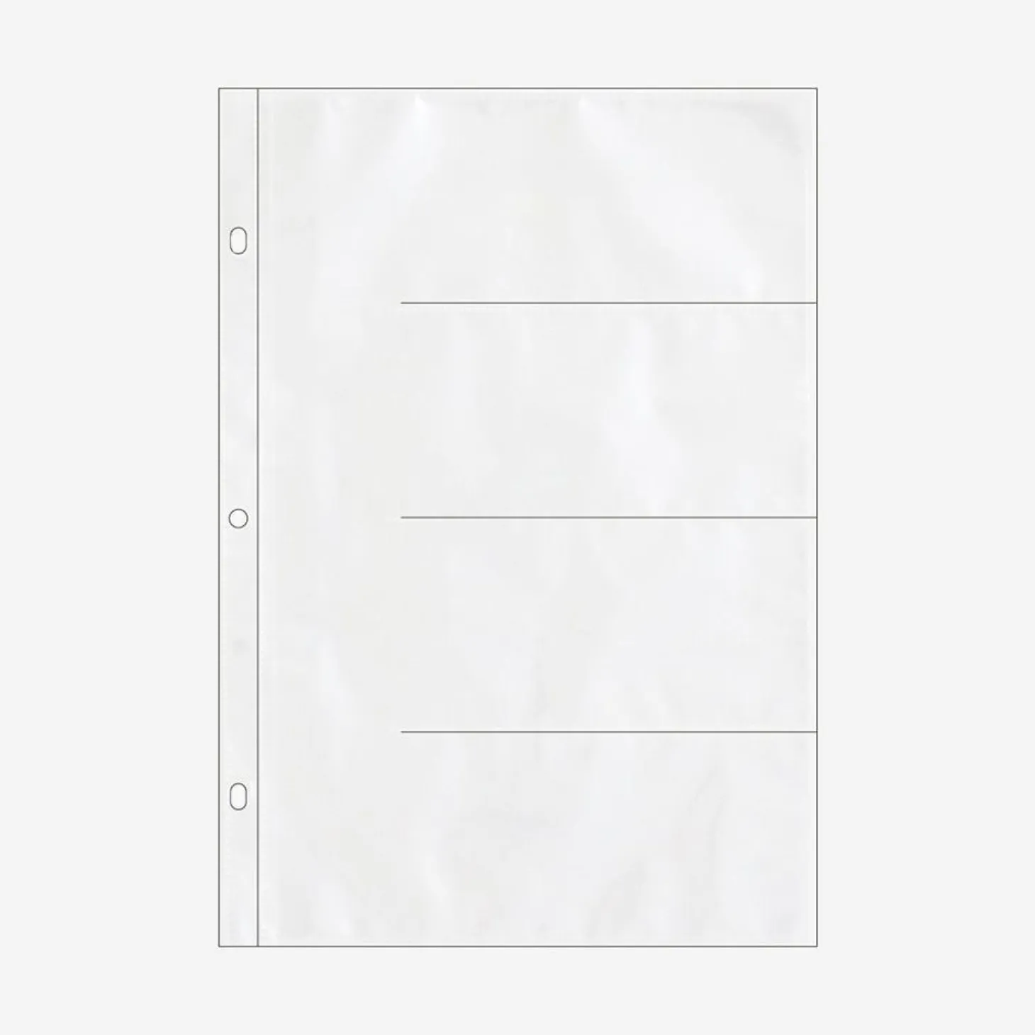 Extra Large 3 Ring A4 Double-sided Pocket Refill