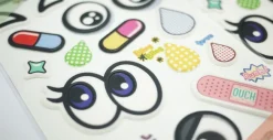 Eyeball Puffy Deco Sticker
