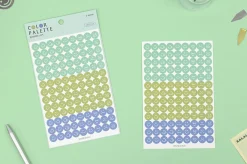 Face Color Palette Sticker