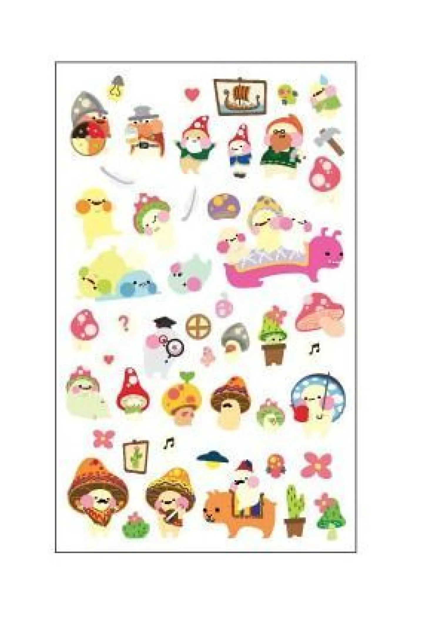 Fairy in Wonderland Epoxy Deco Sticker