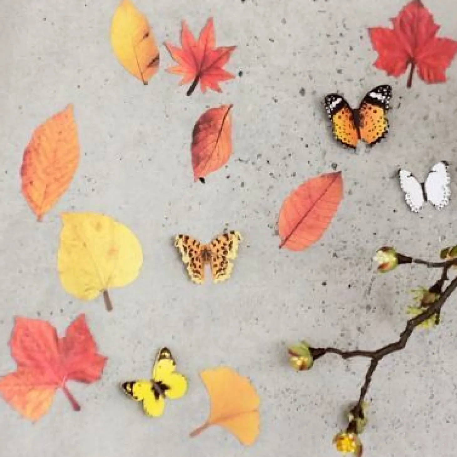 Fall Leaves Wall Deco Set