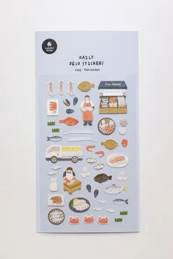 Fish Market Deco Sticker