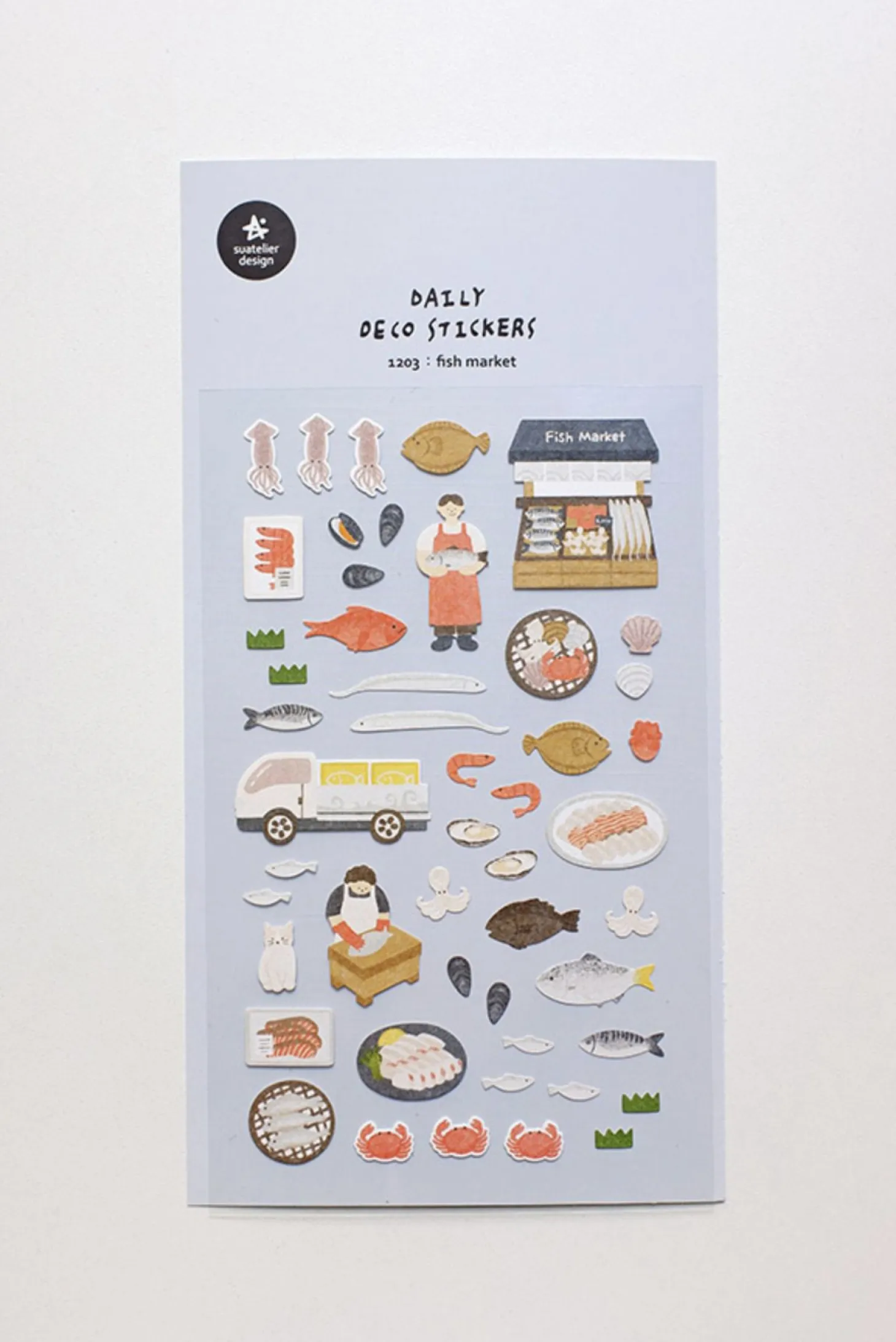 Fish Market Deco Sticker