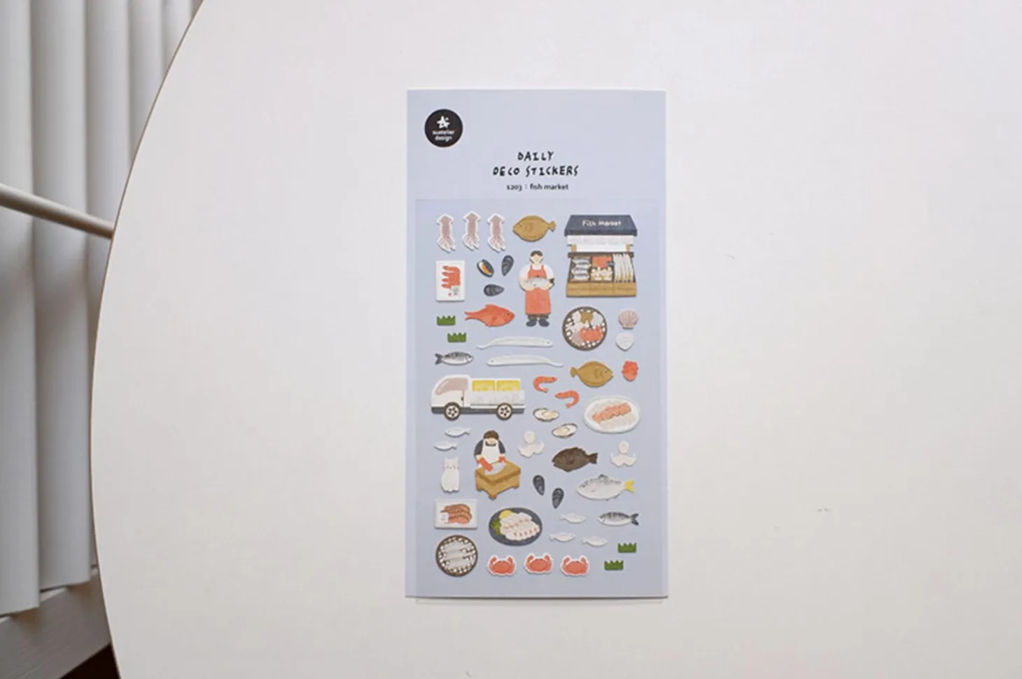 Fish Market Deco Sticker