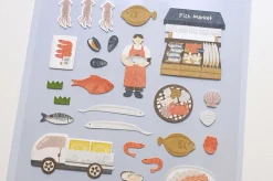 Fish Market Deco Sticker
