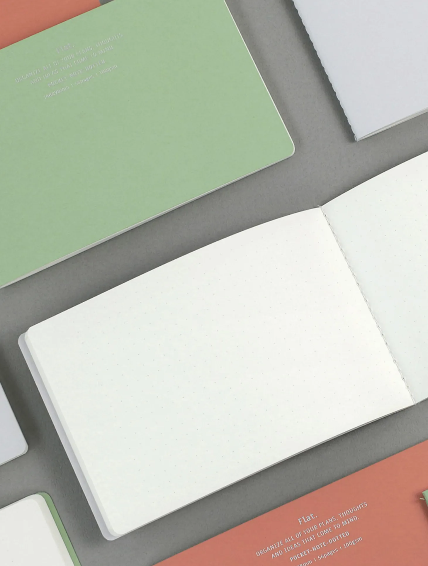Flat Dot Grid Pocket Notebook