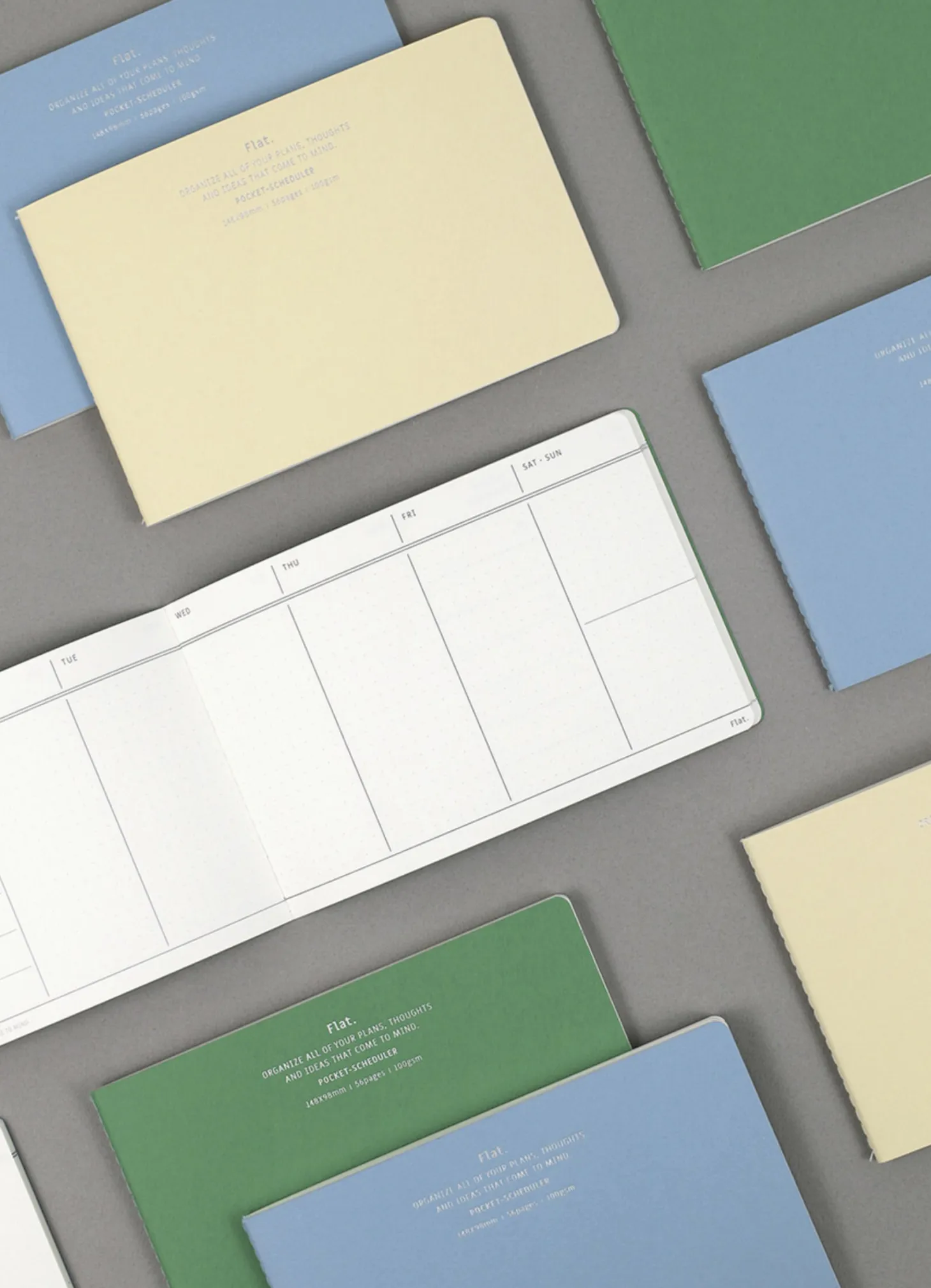 Flat Semi Year Weekly Pocket Scheduler