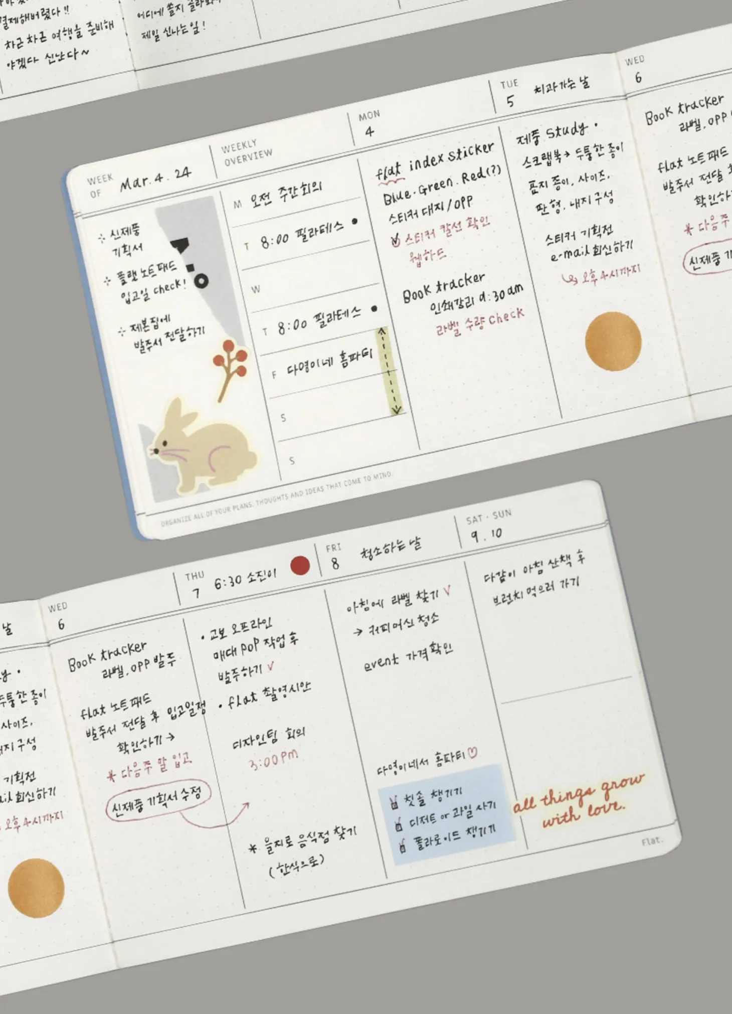 Flat Semi Year Weekly Pocket Scheduler