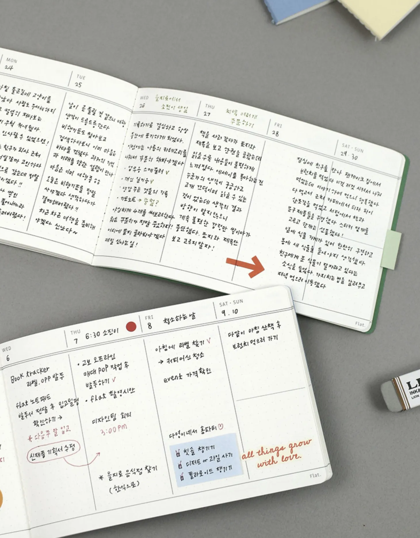 Flat Semi Year Weekly Pocket Scheduler