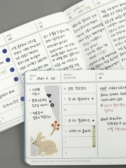 Flat Semi Year Weekly Pocket Scheduler