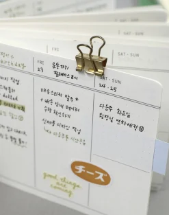 Flat Semi Year Weekly Pocket Scheduler