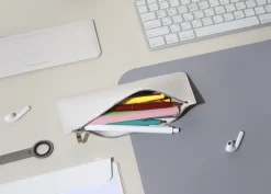 Flat Zipper Pencil Pouch