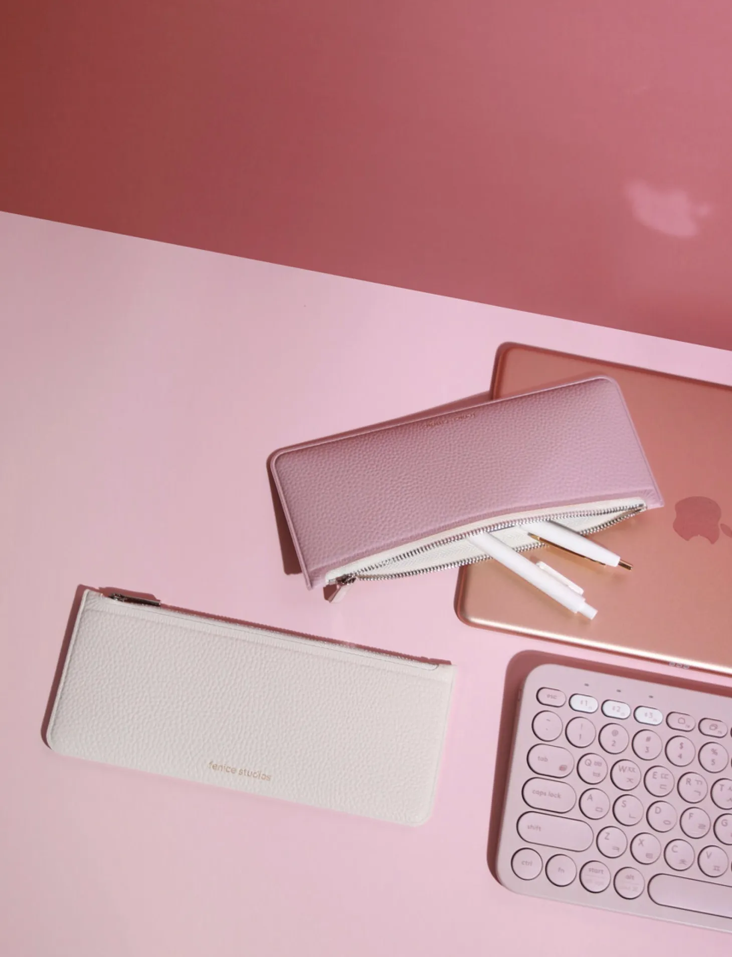Flat Zipper Pencil Pouch