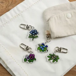 Flower Acrylic Key Ring