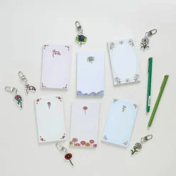 Flower Acrylic Key Ring