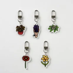 Flower Acrylic Key Ring