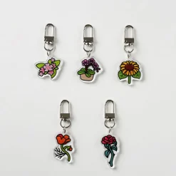 Flower Acrylic Key Ring