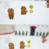 Flower Bear Deco Sticker