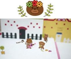 Flower Bear Deco Sticker