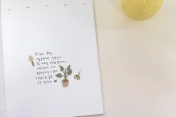 Flower Cafe Deco Sticker
