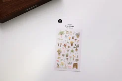 Flower Cafe Deco Sticker