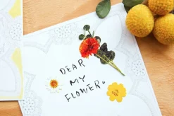Flower Cotton Deco Sticker