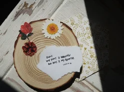 Flower Cotton Deco Sticker