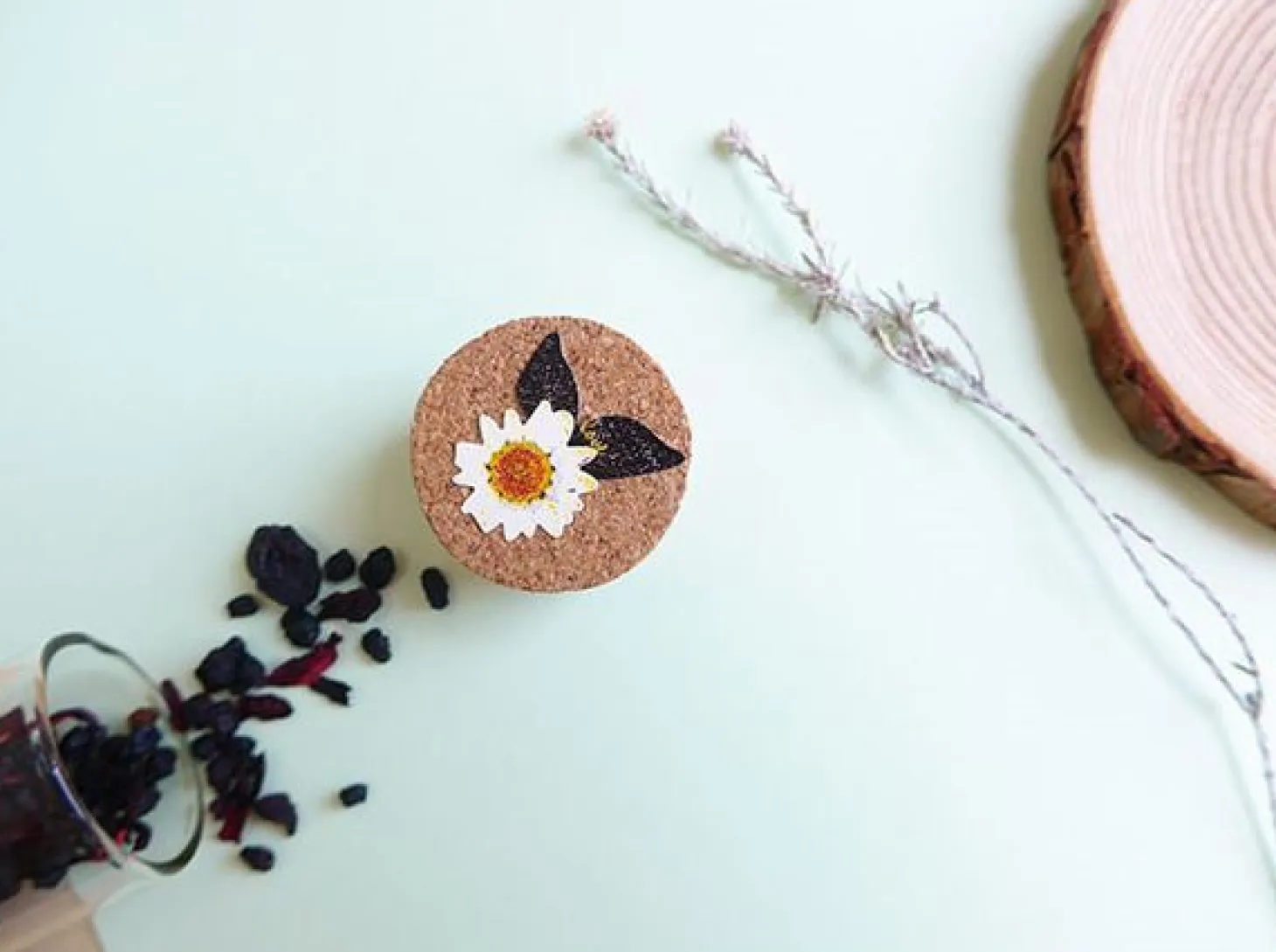 Flower Cotton Deco Sticker