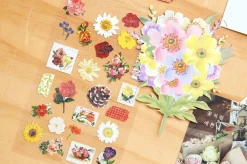 Flower Cotton Deco Sticker