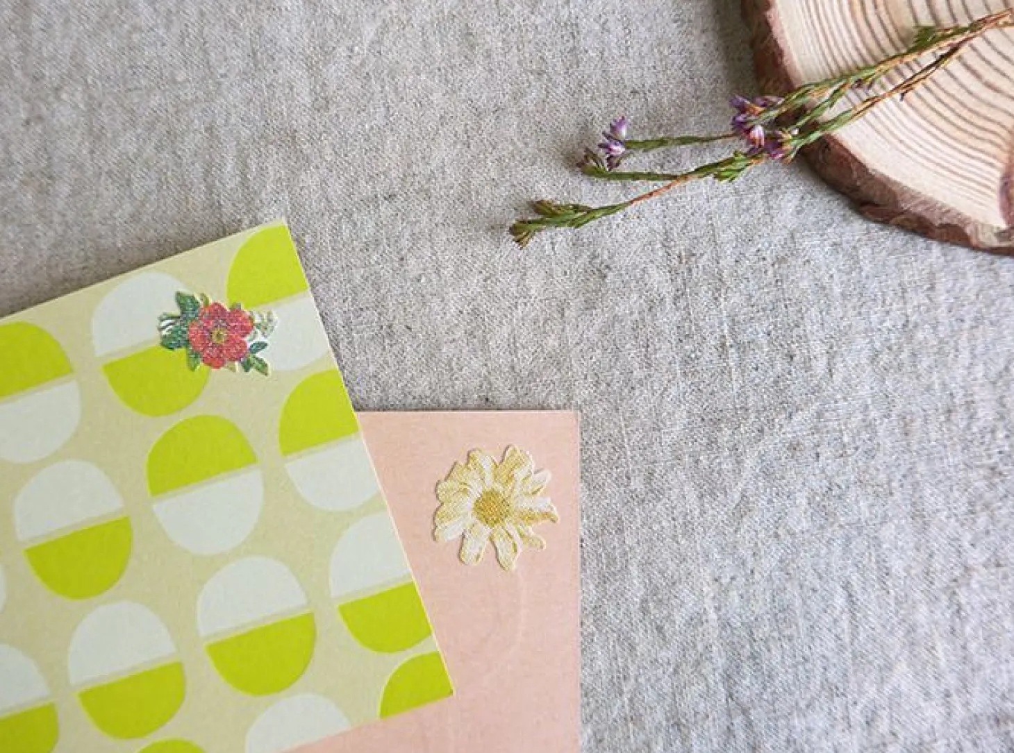 Flower Cotton Deco Sticker