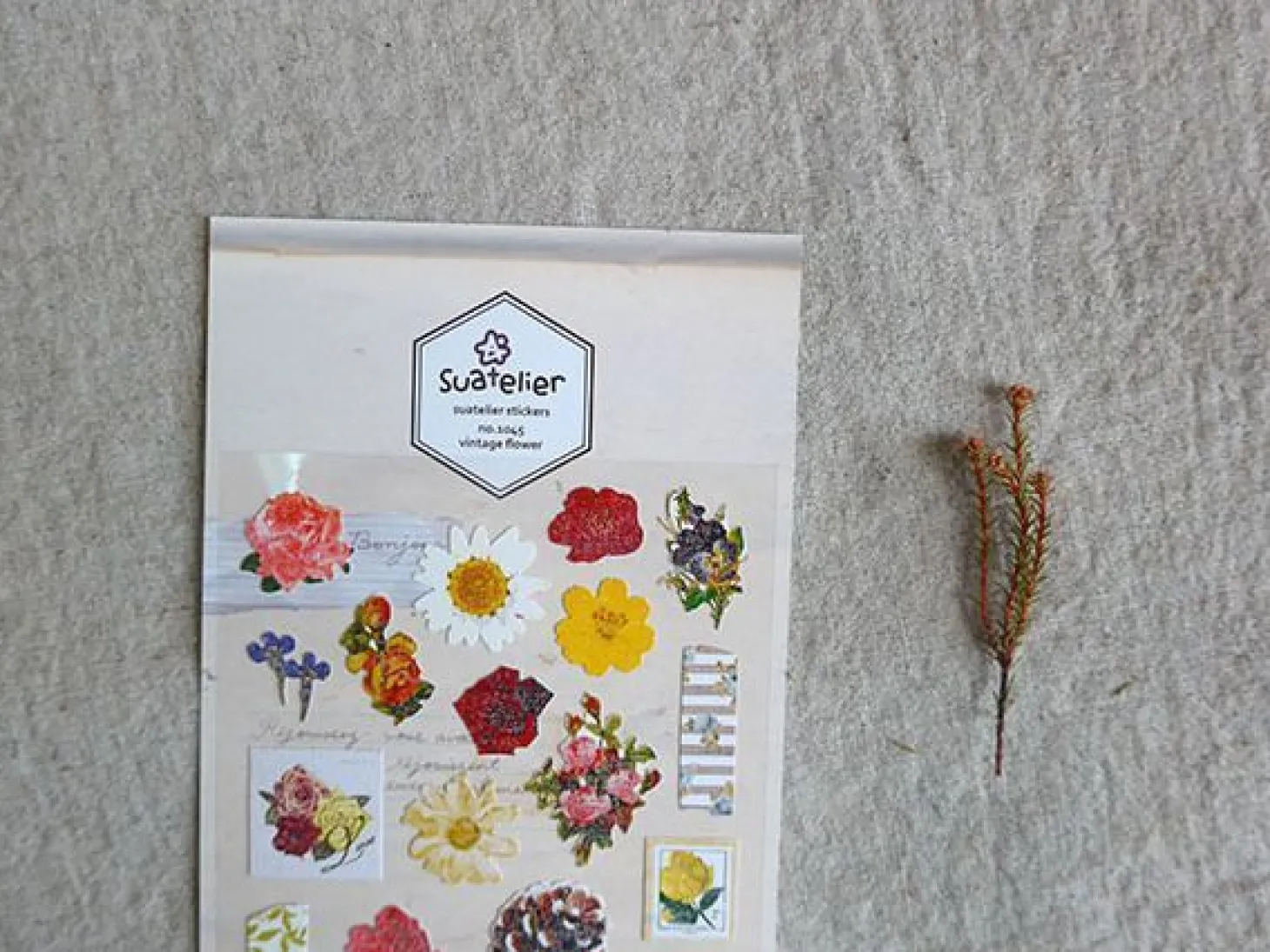 Flower Cotton Deco Sticker