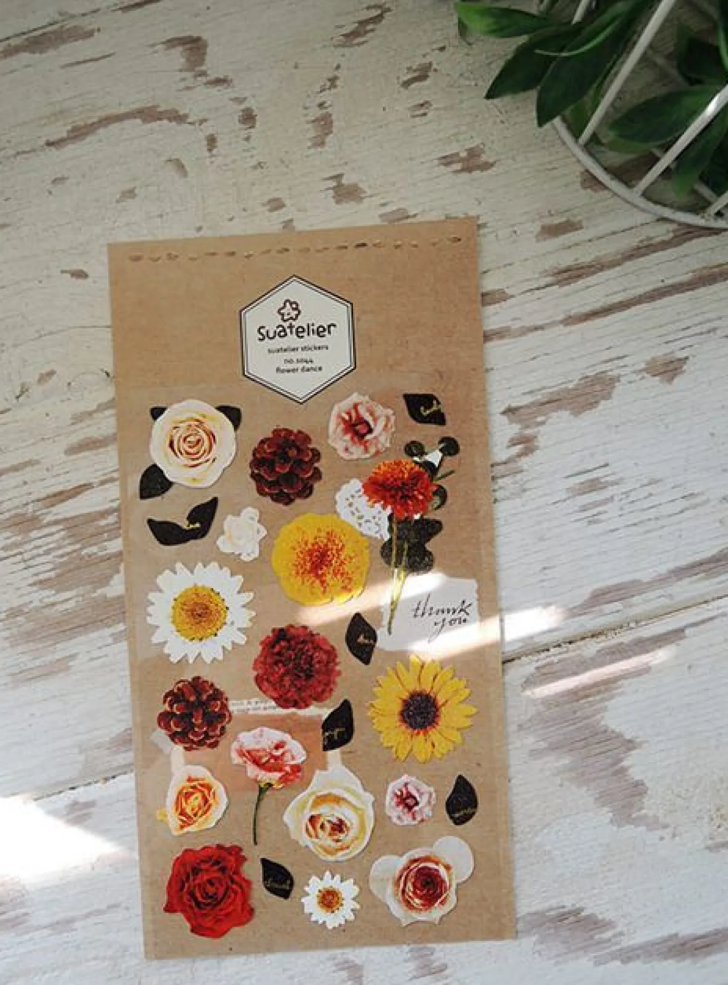 Flower Cotton Deco Sticker