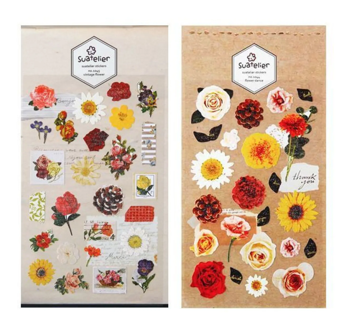 Flower Cotton Deco Sticker