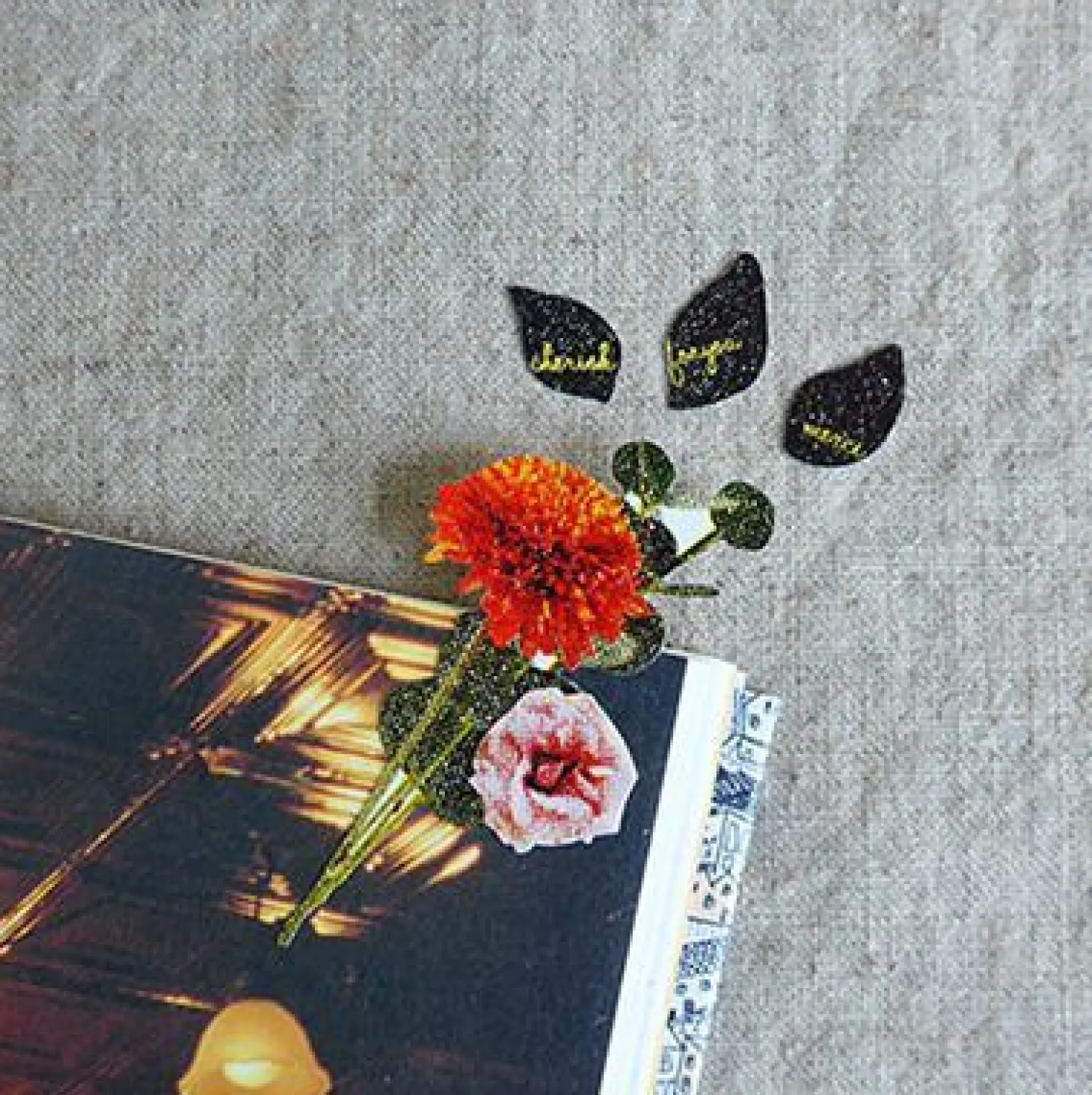 Flower Cotton Deco Sticker