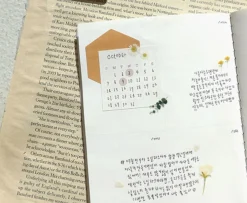 Flower Letter Deco Sticker