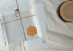 Flower Letter Deco Sticker